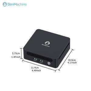 USB4 2.5G LAN  NVMe SSD | WiFi 6E & Bluetooth 5.2 4K Genmachine AMD Ryzen 7 7840U Mini PC 8C-16T 24GB DDR5 + 256GB
