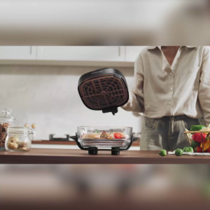 Dreame PT60 Nồi chiên không dầu thủy tinh | 2 lòng nồi 2.5L và 4.5L | Công suất 1500W | BH 1 đổi 1 trong 24 tháng