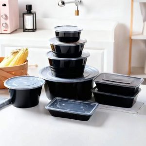 Thickened Plastic Disposable Food Containers Multisection