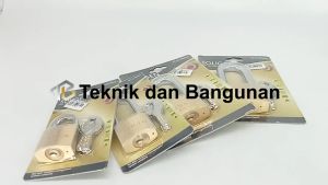 Gembok Padlock Brass Kuningan 60mm (Pendek)