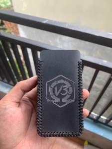 sleeve hexohm v3 dan oframe free custom logo gambar nama bahan kulit asli case hexohm case hexom case hexome case heksom case v3 case offrame caseing hexohm
