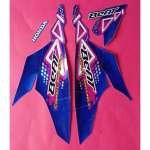 STIKER STRIPING HONDA BEAT KARBU 2010 - 2011 STRIPING BEAT MURAH