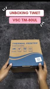 PRINTER THERMAL VSC POS TM-80UL 80MM AUTOCUTTER INTERFACE USB + LAN HIGH SPEED 250MM/S