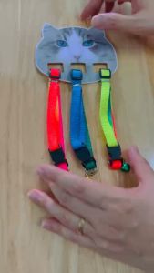 Bộ 3 vòng cổ cho Mèo và Chó nhỏ 7 sắc cầu vồng (mẫu mới) - Hara Pet Store