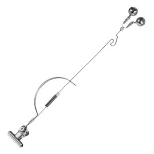 Fishing Bell Bite Alarms Stainless Steel Metal Fish Alarm Bells Adjustable Carp Tackle Anti-corrosion Anti-rust Fishing Equipment