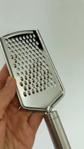 Stainless steel flat ginger grater chocolate and cheese grater carrot shredder multi-functional grating tool