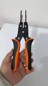 Push Fit Disconnect Tong Plier Tool for 1/2 3/4 1 Inch Push to Connect Fittings Removal on PEX Copper and Brass Pipes