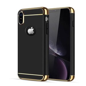 Tooach For iPhone XS Max Phone CaseFor iPhone X XR CasesLuxury Matte Plating Gold PC Hard Shell 3 in 1 Back Cover