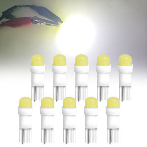10 Chiếc T5 LED Đèn Nội Thất Ô Tô Đa Năng W1.2W W3W Cửa Bên Đọc Sách Mái Vòm Bật Đèn Tín Hiệu Tự Động Phụ Kiện Cho Xe