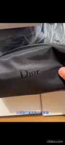 DIOR Makeup Bag Makeup Organizer Makeup Pouch Makeup Bag Original Black Makeup Bag