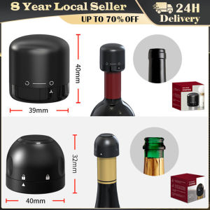 Vacuum Reusable Red Wine Corks Champagne Bottle Sealer Cap Stopper Set Leak-proof Fresh Keeper for Wine Plug Bar Tools