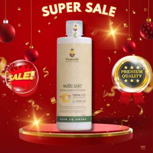 Nước giặt Fuwa3e hương cam 500ml nước giặt hữu cơ an toàn cho da nhạy cảm nước giặt đồ em bé nước giặt đồ lót