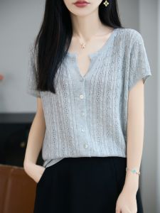 YUEXINYIRONG | Lace French Design T-Shirt