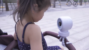 RONSOO AireNest | Baby Stroller Fan & Pets Fan & Desk Fan | Portable Flexible Octopus Leg Fan | Quiet Fan | USB-C Rechargeable | Customise Name
