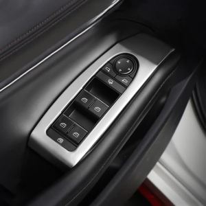 Mazda 3 BP 2019-2025 Thép Không Gỉ Cửa Sổ Ô Tô Nâng Nút Công Tắc Nắp Dán Miếng Dán Trang Trí Nội Thất Khuôn Mẫu Phụ Kiện