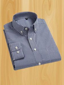 Áo Sơ Mi Nam Dài Tay Cotton Nguyên Chất Mùa Thu Mới Về Phong Cách Thường Ngày Kẻ Caro Phiên Bản Hàn Quốc Ôm Vừa Vặn Cotton Nguyên Chất Trung Niên