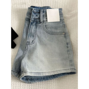 High Waist Loose Fits Thin Blue Jeans Womens Summer Style a Line Wide Leg Pants Casual Wear Denim Casual High Waist Loose Fit Blue Jeans