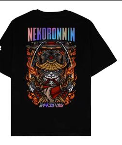 KAOS DISTRO ANIME NEKORONNIN / BAJU KATA ATASAN PRIA & WANITA DEWASA VIRAL // T-SHIR