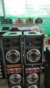 ลำโพงกลางแจ้ง แบบตั้งพื้น ขายเป็นคู่ ซ้าย-ขวา 10 นิ้ว 8000W รุ่น AV-7018 #ร้านมาร์ยอง