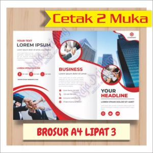 Brosur Lipat 3 ukuran A4