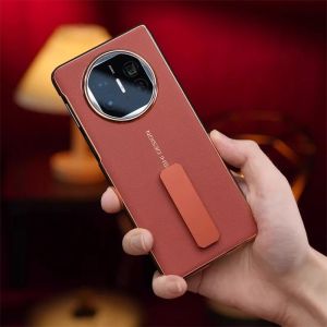 Invisible Metal Stand Compatible with Huawei Mate X5 Leather Phone Case 270 Degree Rotating Magnetic Back Cover Mate X3 Instantly Turns into XT Master Piece Anti-Fall with Stand X5 Leather Cover