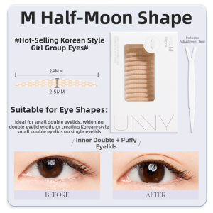 UNNY CLUB | Natural Invisibility Eyelid Tape Swollen Eyelids Anti-droop Lace Olive Shaped