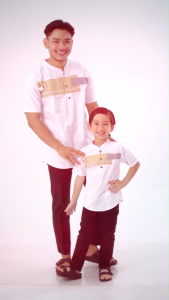 Kurta YORDAN Putih dewasa / Kemeja pria dewasa terbaru 2025 / 100% cigaret / CIKA KIDS STORE