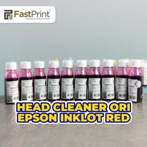 Head Cleaner Epson Original Cairan Pembersih Inklot Red