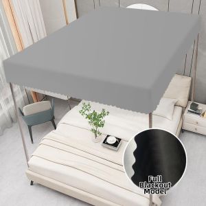Dustproof Bed Canopy Mosquito Net Light Blocking Dust Cover Cloth