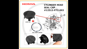 Honda HRV HR-V T7A 2015-2022 BRV BR-V TSA 2017-2021 Cylinder Head Cam Shaft Seal Plug Cap with Oil Pump Oring