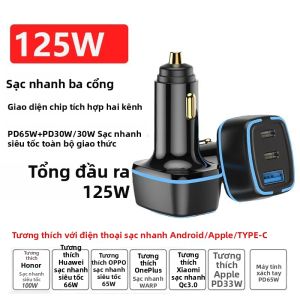 HONGLIN | Đầu Sạc Xe Hơi Siêu Nhanh 65W