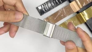 Milanese Stainless Steel Mesh Watch Band 10/12/14/16/17/18/19/20/21/22/24mm Quick Release Watch Strap for DW Men Women Bracelets