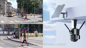 LS VISION 4MP 4G 4K HD SIM card CCTV Solar Camera Powered Security IP Human Track Colorful Night Vision IP66 Waterproof