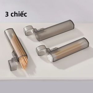 Nhẹ Bỏ Túi Đựng Tăm Thân Thiện Với Môi Trường Hộp Sắp Xếp Có Nắp Đậy Cho Nhà Bếp Ngoài Trời Răng Chọn Hộp Đựng