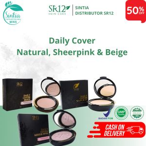 Bedak Padat Sr 12 Natural Bedak Daili Cover Sr 12 Matte Anti Luntur Tahan Air Foundation Spf30+ Bpom