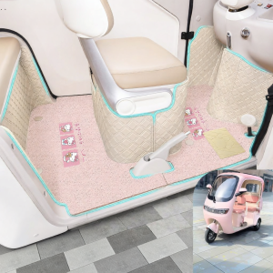 Custom Fitting All Surround Foot Rest Mat For Tricycle Accessories