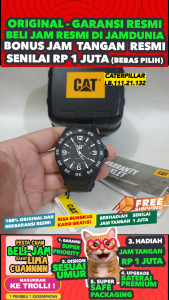 JAM CATERPILLAR ORIGINAL CATERPILLAR CAT LB.111.21.132 - Men LA - Resin - Hitam - JAMDUNIA / JAM DUNIA JD18 # JAM TANGAN PRIA JAM PRIA JAM TANGAN ANTI AIR $ JAM TANGAN CATERPILLAR ORIGINAL LB 111 21 132 CATERPILLAR LB.111 CATERPILAR LB111 DEL01
