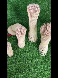 100Pcs Round Wooden Stick DIY Handmade Building Model Material Solid Wood Stick Small Easter Gift Woodworking Tools