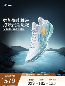 รองเท้าบาสเก็ตบอล Li Ning Blade 5V2 สำหรับผู้ชาย พื้นรองเท้ายาง ส่วนบนเป็นไนลอนและ TPU รองเท้าลำลอง ทรงพื้นต่ำ