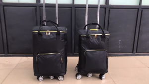 SG READY🔥Retractable Folding Shopping Trolley Bag Household Universal Wheel Detachable Trolley Insulated Shopping Bag Shopping Cart Marketing Trolley Grocery Trolley Foldable Trolley Cart