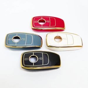 2 Buttons TPU Car Remote Key for Mercedes Benz A C E S G Class GLC CLE CLA W177 W205 W213 W222 X167 AMG Case Cover Shell
