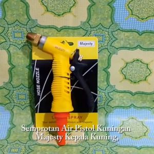 SEMPROTAN PISTOL KUNINGAN MAJESTY KEPALA KUNING TEMBAKAN AIR