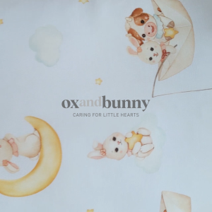 [SG] Ox and Bunny Wish Upon a Bunny Large Size Snuggly Bamboo Pillow (Pillow + Case) newborn baby toddler baby gift