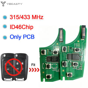 YOCASTY 4/5 Bth Remote Car Key PCB 315/433MHz ID46 Chip For Chevrolet Cruze Camaro Malibu Sonic Opel GMC Car Keys