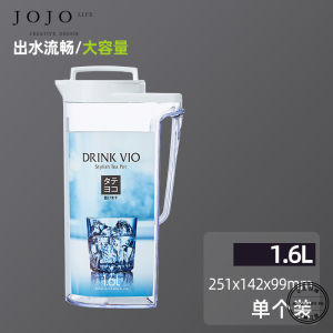 JOJOS L. Japanese Style Double Handle Transparent Cold Water Pot Winter Resistance 2L-3L Capacity Plastic Material