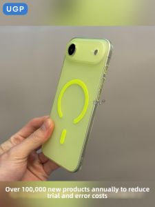 UGP | New Design Phone Case For Multiple Apple Models Slim Matte Magnetic Green Semi-transparent Protective Aesthetic Stylish