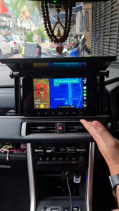 หน้ากากบังแสงแดดหน้าจอวิทยุรถยนต์ มิตซูบิชิ รุ่น XPANDER CROSS 2022 2023 2024 2025