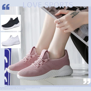 PiShops รองเท้าผ้าใบแฟชั่น สำหรับคุณผู้หญิง 🤩🌷 - ทรงเรียบ ดูดีสไตล์เรียบๆ เบาสบาย พื้นนุ่ม ราคาถูกคุ้มสุด มาพร้อมกับผ้าตาข่าย 🌹