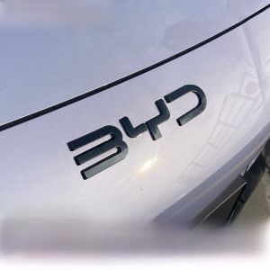 Byd Sea Lion 07 Blackened No- Cover Grille Badge Transparent Car Decal Customized Personality Auto Emblem