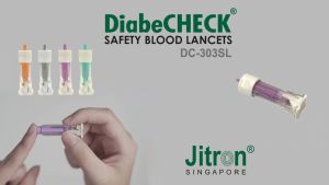 Jitron DiabeCHECK Safety Blood Lancets DC-305SL 50 pcs & 100 pcs